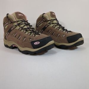 Hi-Tec Brown and Pink Athletic Shoes